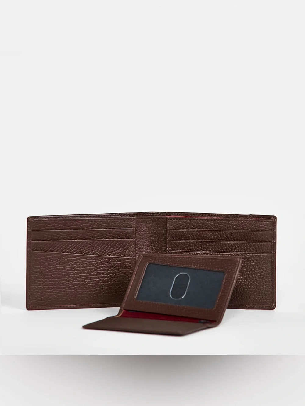 NWT Hammitt Balboa Bifold Bourbon/Gunmetal Leather Wallet
